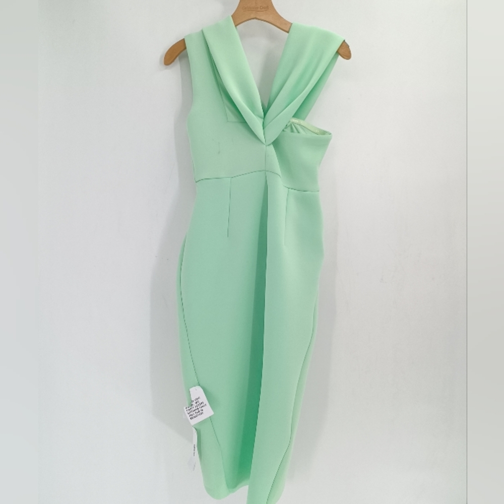 ASOS Design Off The Shoulder Twist Front Midi Dress - Picture 4 of 10